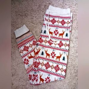 Fair isle leggings